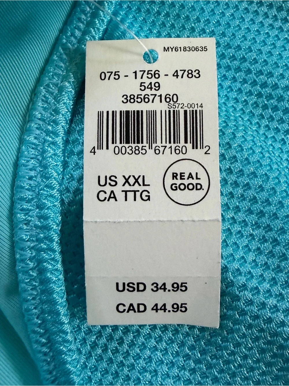 Aerie Turquoise V-Notch Bikini Top with High-Waist Bottoms Swimsuit XXL NWT